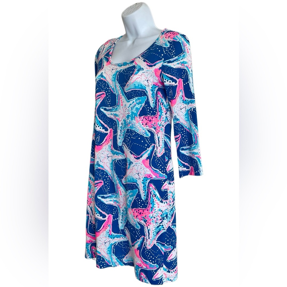 Lilly Pulitzer Starfish Print T-Shirt Dress - Picture 2 of 7
